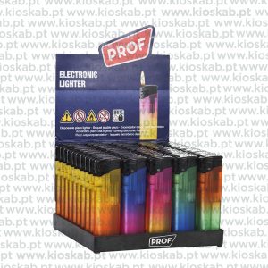 Prof Rubber Gradient Electronic Lighter (50)