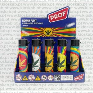 Prof Leaf Round Flint Lighter (25)