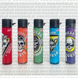 Prof Hell Angel Round Flint Lighter (25)