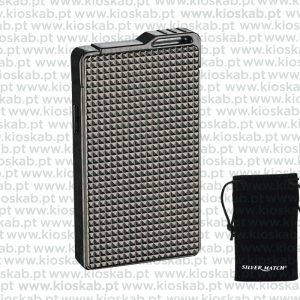 Silver Match Luxembourg Lighter Dark