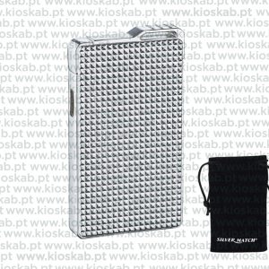 Silver Match Luxembourg Lighter Silver
