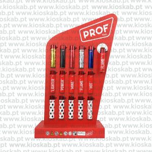 Prof Display Isqueiros Round Flint