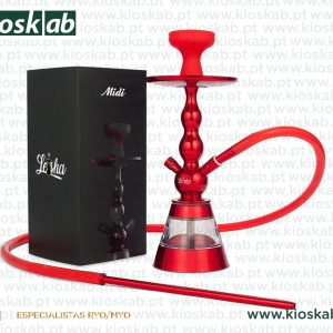Leisha Shisha De Luxe Midi Red