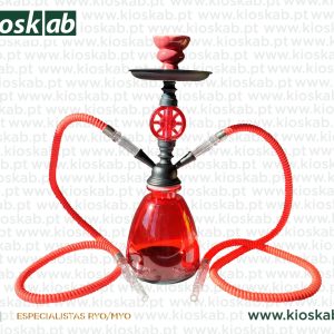 Ragga Shisha Hookah Red 35cm
