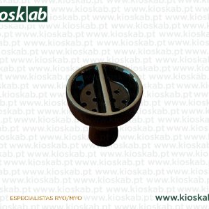 Ceramic Top 2 Heads Black