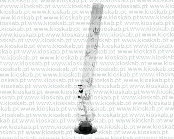 Ragga Bongo Acrílico Transparente 55 cm