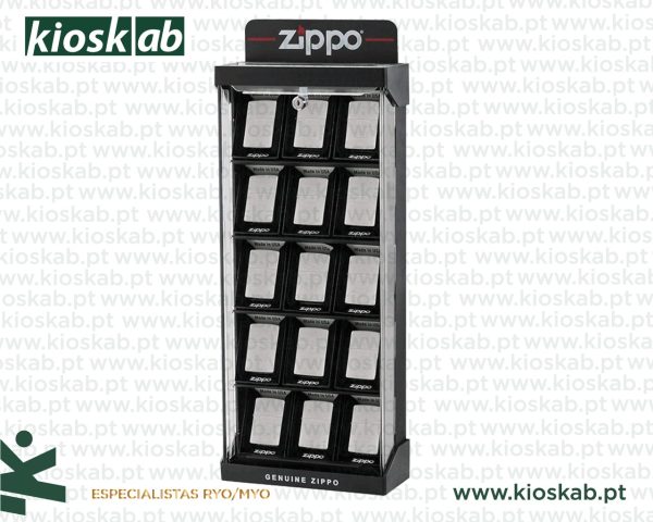 Zippo Expositor Balcão 15 Isqueiros
