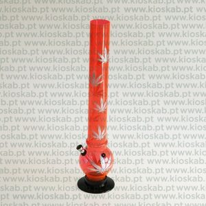 Ragga Bongo Acrílico Vermelho 45 cm