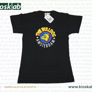 The Bulldog Amsterdam T-Shirt Original Black Ladies Medium