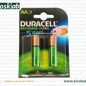 Duracell Pilhas Recarregáveis AA 2500Mha (2)