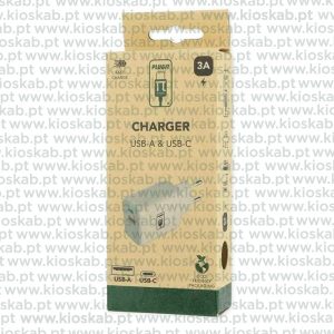 Plugit Carregador Parede USB-A + USB-C - Fast Charge