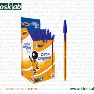 Bic Esferográfica Cristal Fina Azul (50)