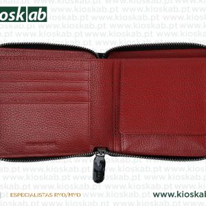 Zippo Carteira Pele Cartões Fecho